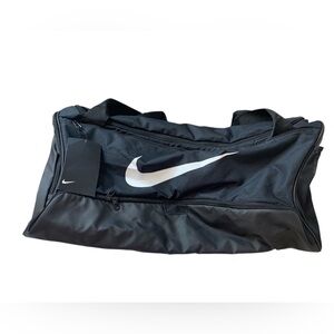 Nike Unisex Black Brasilia  Training Adjustable Shoulder Strap Duffel Bag Size L